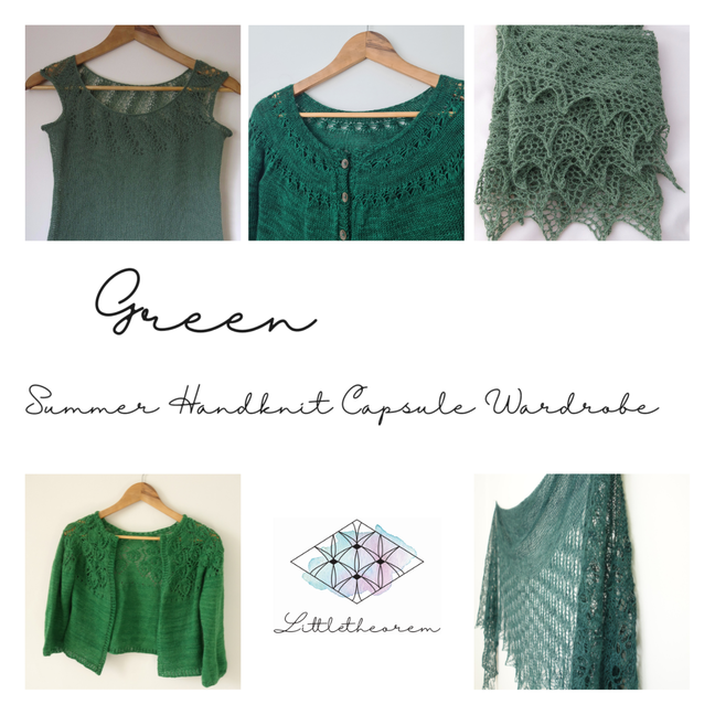 green summer knitting patterns