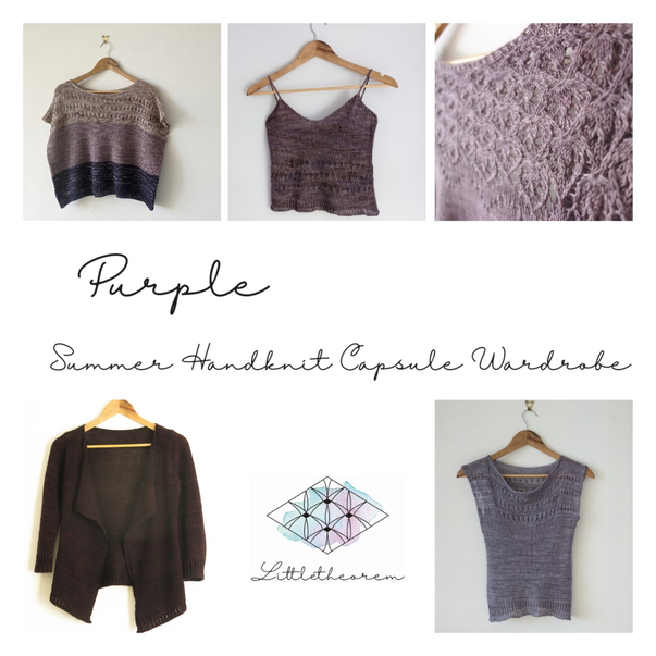 purple summer knitting patterns