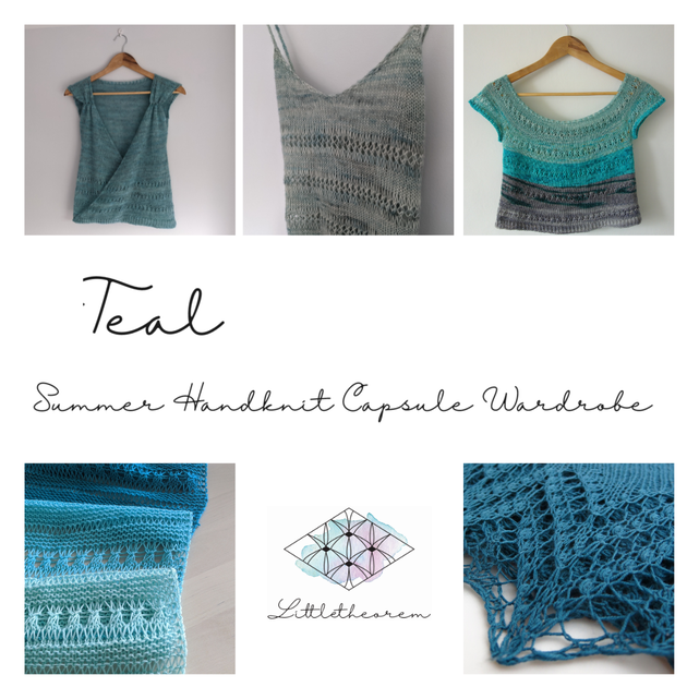 teal summer knitting patterns